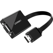 UGREEN 40248 HDMI to VGA Converter 25cm (Black) MM103 image