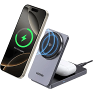 UGREEN 45023 2-in-1 20W Magnetic Wireless Charger W706 image
