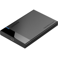 UGREEN 60735 USB 3.1 2.5inch Hard Drive Enclosure 6G with USB-A to USB-C Cable Plus USB-C to USB-C Cable US221 image