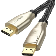 UGREEN 60843 1.4 DP M/M Round Cable Zinc Alloy Shell with Braided 2m (Black) DP112 image