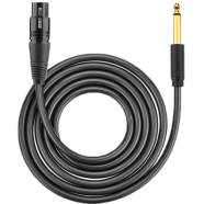 UGREEN 6.5mm to Cannon Female AV Cable 2m (Black) AV131 image