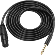 UGREEN 6.5mm to Cannon Female AV Cable 5m (Black) AV131 image