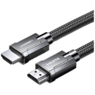 UGREEN 70320 HDMI M/M Round Cable Zinc Alloy Shell Braided 1.5m (Gray) HD135 image