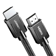 UGREEN 70321 8K HDMI M/M Round Cable with Braided 2m (Gray) HD135 image