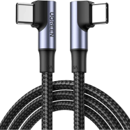 UGREEN 70696 Right Angle USB-C Cable 1m (Space Gray) US335 image