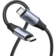 UGREEN 80150 USB-C 3.1 M/M Gen2 5A Cable with Braided 1m (Black) US355 image