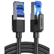 UGREEN 80430 Cat8 Pure Copper Ethernet Cable Round Braided OD5.5mm 1.5m (Black) NW153 image