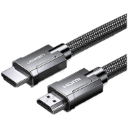 UGREEN 80602 HDMI M/M Round Cable Zinc Alloy Shell Braided 3m (Gray) M/M image