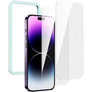 UGREEN 90947 Full Coverage HD Screen Protector with Installation Frame for iPhone 14 Pro (2-Pack) SP271 image