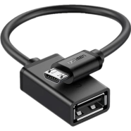 UGREEN US133 Micro USB Male to USB-A Female OTG Cable 15cm (Black) image