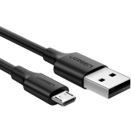 UGREEN USB 2.0 A to Micro USB Cable Nickel Plating - 0.25M(Black) image