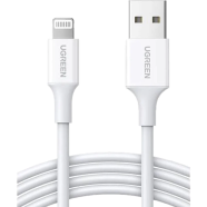 UGREEN USB-A Male To Lightning Male Cable Nickel Plating ABS Shell (White) image