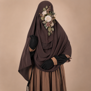 UMMI Instant Ready Hijab And Niqab Set | GT-1627 image
