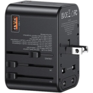 USAMS 65W Dual Type C Plus USB Universal Travel Charger image