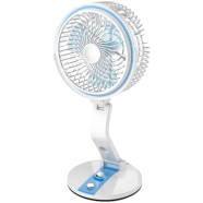 USB Rechargeable Folding Fan with LED Light 17 Inch (any color) - LR-2018