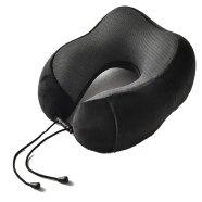 U Shaped Memory Foam Neck Pillows Soft Travel Pillow Massage Neck Pillow Sleeping Airplane Pillow Cervical Bedding - Neck Pillow (Brown). image