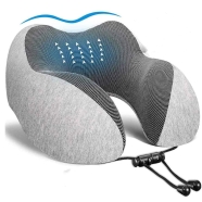 U Shaped Memory Foam Neck Pillows Soft Travel Pillows Massage Neck Pillows Sleeping Airplane Pillows Cervical Bedding - Neck Pillow image