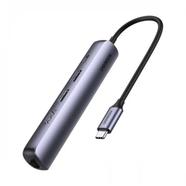 Ugreen 10919 USB-C to 2×USB 3.0 HDMI RJ45 Ethernet Adapter PD image