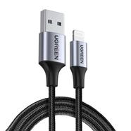 Ugreen 60157 Alu Case Braided Lightning Cable 1.5m (Black)