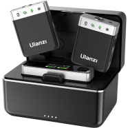 Ulanzi AM18 Wireless Lavalier Mic 20H Battery For DSLR iPhone Android image