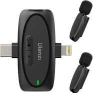 Ulanzi V6 3 In 1 Wireless Lavalier Microphone For iPhone Android Camera image