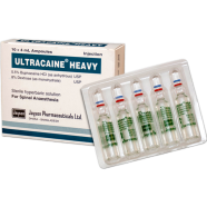 Ultracaine Heavy 0.5 Percent, 8 Percent Intraspinal Injection 4 ml ampoule image