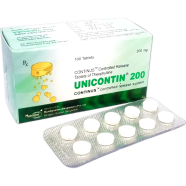 Unicontin 200 mg Tablet 10's Strip image