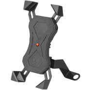 Universal Mobile Phone Holder For Motorcycle And Bikes Without USB Spin Lock Protection image