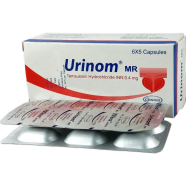 Urinom MR 0.4 mg Capsule 6's strip image