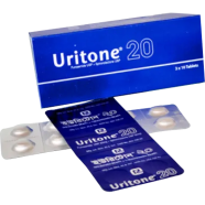 Uritone 20 mg, 50 mg Tablet 10'S strip image