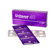 Uritone 40 mg, 50 mg Tablet 10's strip image