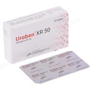 Uroben XR 50 mg Tablet (Extended Release) 10's Strip image