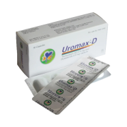 Uromax-D 0.4 mg, 0.5 mg Capsule 5's Strip image