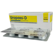 Uropass-D 0.4 mg Plus 0.5 mg Capsule – 4's Strip image