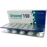 Ursoren 150 mg Tablet 10's Strip image