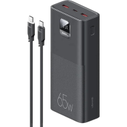 Usams US-CD185 PB68 PD3.0 65w 30000mAh Fast Charging Power Bank - Black