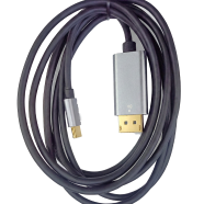 Usb-C To Displayport Cable | 8k@60hz And 4k@144hz | Dp 1.4 | Thunderbolt 3/4 Compatible | For Macbook Pro, Samsung And Huawei image