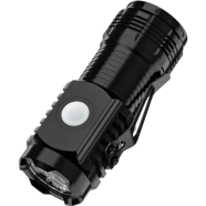 Usb Rechargeable Mini Led Flashlight 800 Lumen Pocket Torch 8 Modes Cob And Led Magnetic Tail Pen Clip Type C image