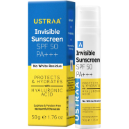 Ustraa Invisible Sunscreen Spf 50 - 50 gm image