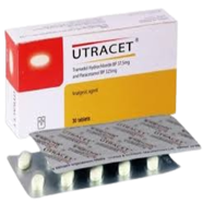 Utracet 325 mg, 37.5 mg Tablet 10's Strip icon