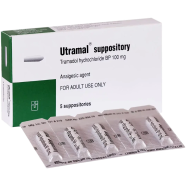 Utramal 100mg Suppository 5's Strip icon