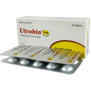 Utrobin 5 mg Tablet 10's Strip image