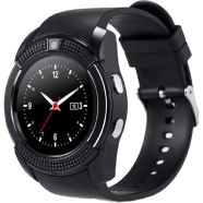 V8 Smart Calling Support Watch Bluetooth Clock With Camera For Smartphone image