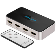 VENTION AFFH0 3 In 1 Out HDMI Switcher Gray Metay Type image