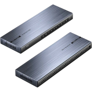 VENTION AKQB0-EU 4K 1x8 HDMI Splitter Black Aluminum Alloy Type EU Standard image