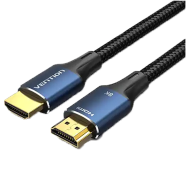 VENTION ALGLI Cotton Braided HDMI-A Male to Male HD Cable 8K 3M Blue Aluminum Alloy Type image