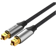 VENTION BAVBI Optical Fiber Audio Cable Aluminum Alloy Type 3M Black image