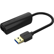 VENTION CEHBB USB 3.0 To Gigabit Ethernet Adapter ABS Type Black 0.15m image
