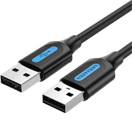 VENTION COJBI USB 2.0 A Male to A Male Cable 3M Black PVC Type image