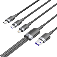 VENTION CTRPG 2.0 A Male to 3-in-1 6A 1.5M Cable image
